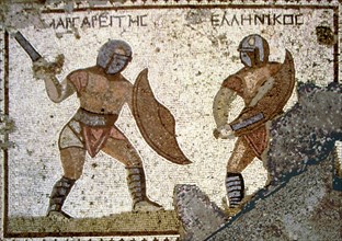 Mosaic from the House of the Gladiators