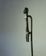 A rare Sotho staff with a male figure