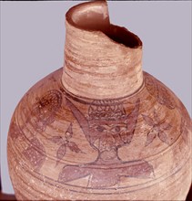 Decorated Meroitic pot from Faras