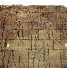 Frieze at the Meroitic temple complex at Naga