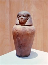 Nubian canopic jar