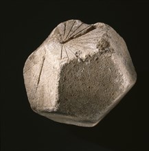 A polyhedral block dial of unknown origin