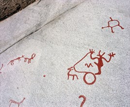 Vitlycke is one of the largest surfaces of rock carvings in the whole of Scandinavia