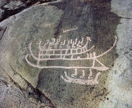 One of the most popular single motifs in rock carving is the ship, often highly decorated and manned with rowers