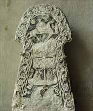 Picture stone with horseman and ship