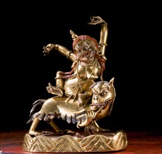 Penden Lhamo is one of the major deities in Tibetan Buddhism and the only female in the group of the eight Dharma Protectors