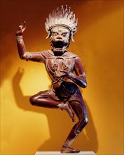 A statue of Simhavaktra Dakini, a lion faced Dakini