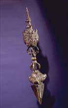 A phur bu, ritual dagger used by Tibetan lamas