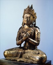 A statue of Vajradhara, the Supreme Buddha