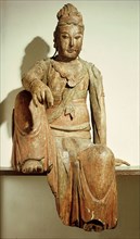 Bodhisattva seated in the position of royal ease
