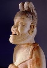 Tomb figure of foreign groom with caricature like face