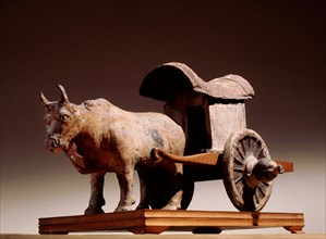 Model bullock and cart