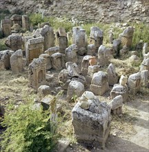 A Tophet (Phoenician graveyard) at Salammbo, the Phoenician port of Carthage