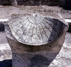 Sundial at Bulla Regia