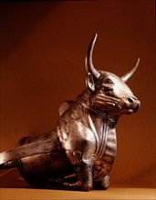 A rhyton in the form of a bull