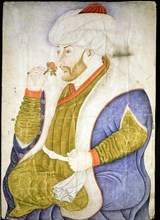 A portrait of Sultan Mehmet II