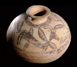 Red ware vessel from Umm an Nar, an island that was a centre for long distance commerce in the 3rd millenium BC