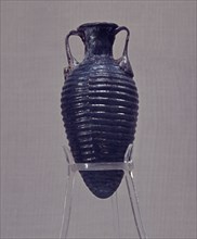 Vases like this are often found in Roman burials filled with perfume for the dead
