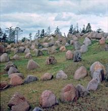 Burial place at Lindholm Hills, Norresundby