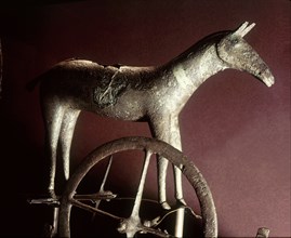 The sacred horse that draws the sun chariot