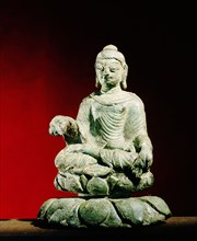 Figure of a Buddha from northern India