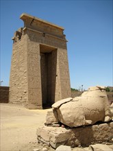 The 10th Pylon which served as the southern entrance to the Precinct of Amun