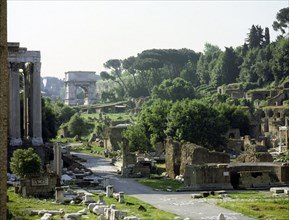 The Roman Forum, looking east