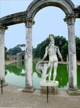 Hadrian's Villa, a complex of buildings, gardens and pools stretching for over a kilometre in length