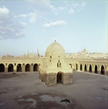View of the courtyard Great Friday mosque built by Ibn Tulun, the first Muslim governor of Cairo
