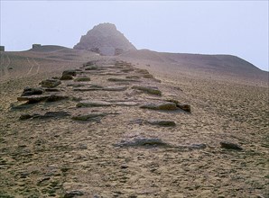 The slipway leading to Sahure's pyramid, Abusir
