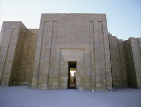 The gateway to the enclosure of the step pyramid of Zoser at Saqqara