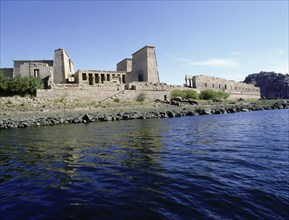 View of the Island of Philae from the Nile