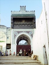 The entrance to the Andalous mosque