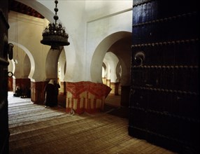 The prayer hall of Qarawiyin mosque at Fez