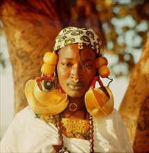 A Fulah woman photographed at Mopti