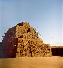 The tomb of Askia Mohammed, ruler of the Songhai empire from 1493 to 1528, at Gao