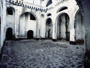 Inside the ramparts of Elmina Castle