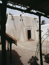 An interior view of the palace of the Emir of Argungu on the Kebbi River, one of the many emirates established within the sultanate of Sokoto by the Fulani 'jihad' of Uthman dan Fodio