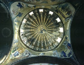 The south dome of the inner narthex of Kariye Djami ( St Saviour in Chora )