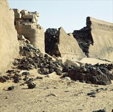 Ruins of the ancient dam at Ma'rib