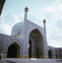 View of the Royal Mosque Masjid-i-Shah at Isfahan