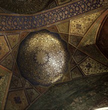 View of the interior of the Royal Mosque Masjid-i-Shah at Isfahan