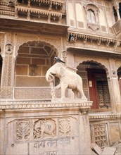 Jaisalmer, a town which for centuries commanded a strategic position on the camel train route from central Asia to India