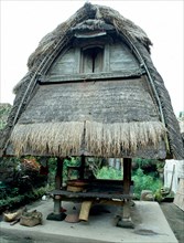 In many Balinese villages family rice bins are a major expression of status, often second only to the ancestor temples