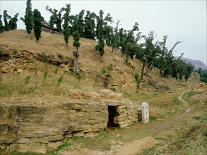The cave in the Ni Mountains, Qufu, where Confucius was born