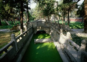 The brook at the Temple of Confucius, Qufu