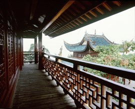The town of Yueyang is chiefly known for this tower, called the San Zui or Thrice Drunk Pavilion, first built in the 3rd century