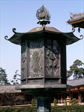 Lantern outside the Hall of the Great Buddha,Todai-ji temple
