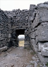 The walls of the Fort of Dun Aengus on the Isle of Inishmore