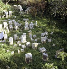 A Tophet (Phoenician graveyard) at Salammbo, the Phoenician port of Carthage